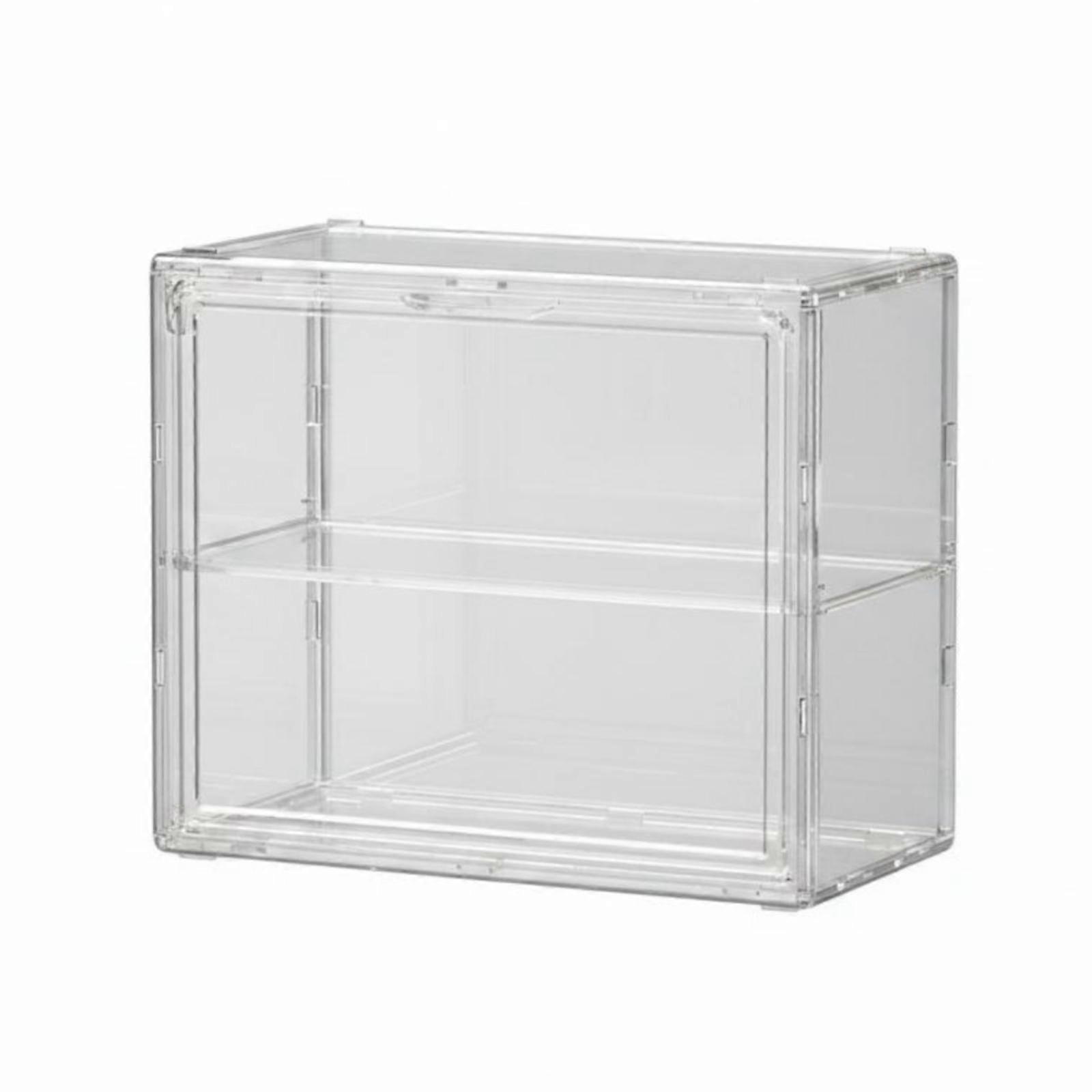 Transparent Handbag Display Case Stackable Clear Acrylic Bag Box for Closet,