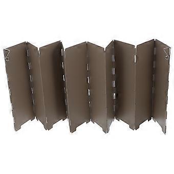 Aluminum Alloy Camping Stove Windscreen for Outdoor Use 10 Plates