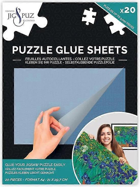 Jig & Puz Puzzle Adhesive Film – For 3000 Pieces – 1 Sheet