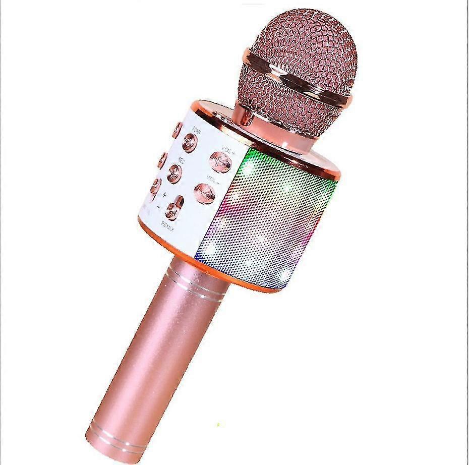 Wireless Microphone, Kids Microphone With  Led Lights,  Tooth Microphone