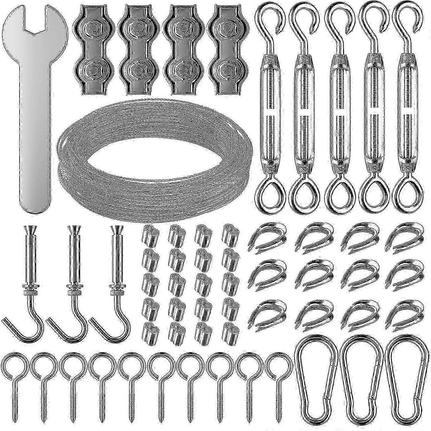 30m Stainless Steel Rope Hanging Kit