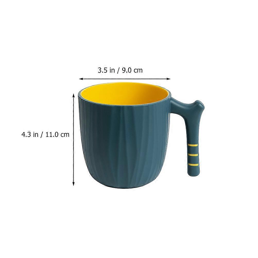 Double Layer Toothbrush Storage Cups for Bathroom Use 2Pcs Portable Set