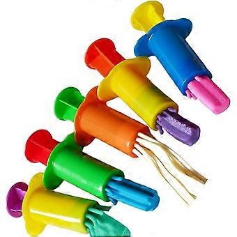 26-27 5pcs Dough Tools Kit Not Tool For Kids Toddlers Boys Girls (random Color)