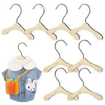 10 Pcs Wooden Pet Apparel Hangers Dog Clothing Hanging Racks Cat Clothes Hangers high grade