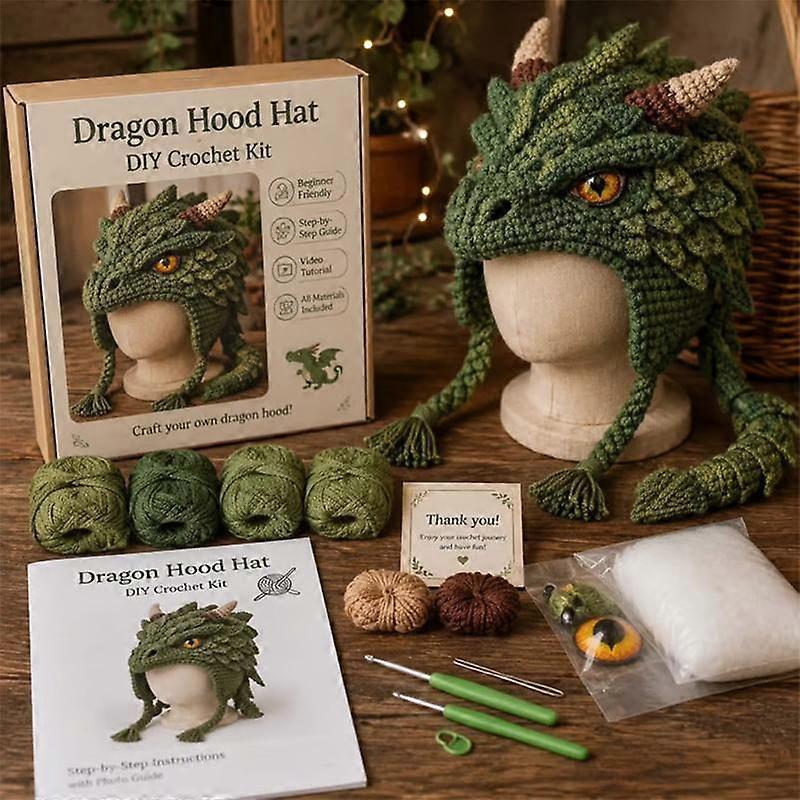 Hood Hat DIY Crochet Kit