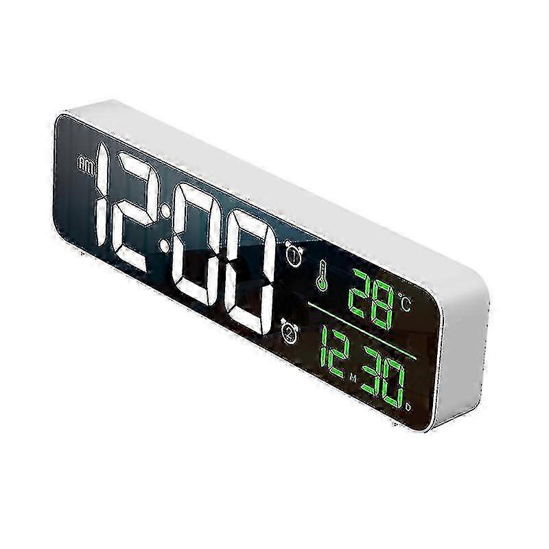 Large LED Alarm Clock With Mirror