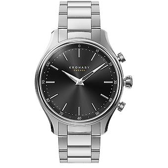 Kronaby sekel Unisex Analog Automatic Watch with S2750/1 Stainless Steel Bracelet