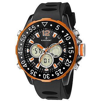 Stralende nieuwe universe Quartz digitale man horloge met RA155601 siliconen armband
