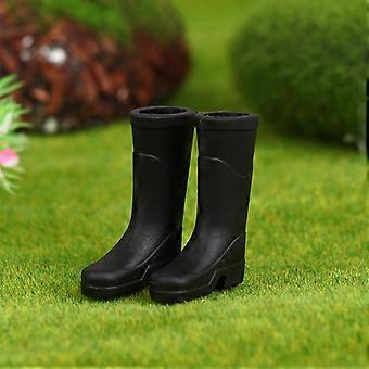 1:12 Scale Dollhouse Miniature Rubber Rain Boots Decoration Dolls Accessories