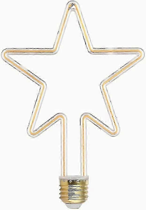 4W E27 Star LED Bulb Warm White 2700K