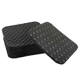 6PCS Treadmill Mat Pads,4x4x0.2inch Non-Slip Exercise Equipment Mat suitable for Floor Protection suitable for Treadmill, Exercise Bike-SSZFV