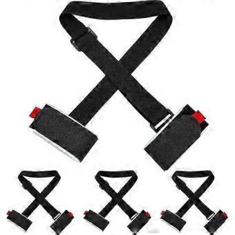 Nylon Ski Carrying Straps 4-Pack