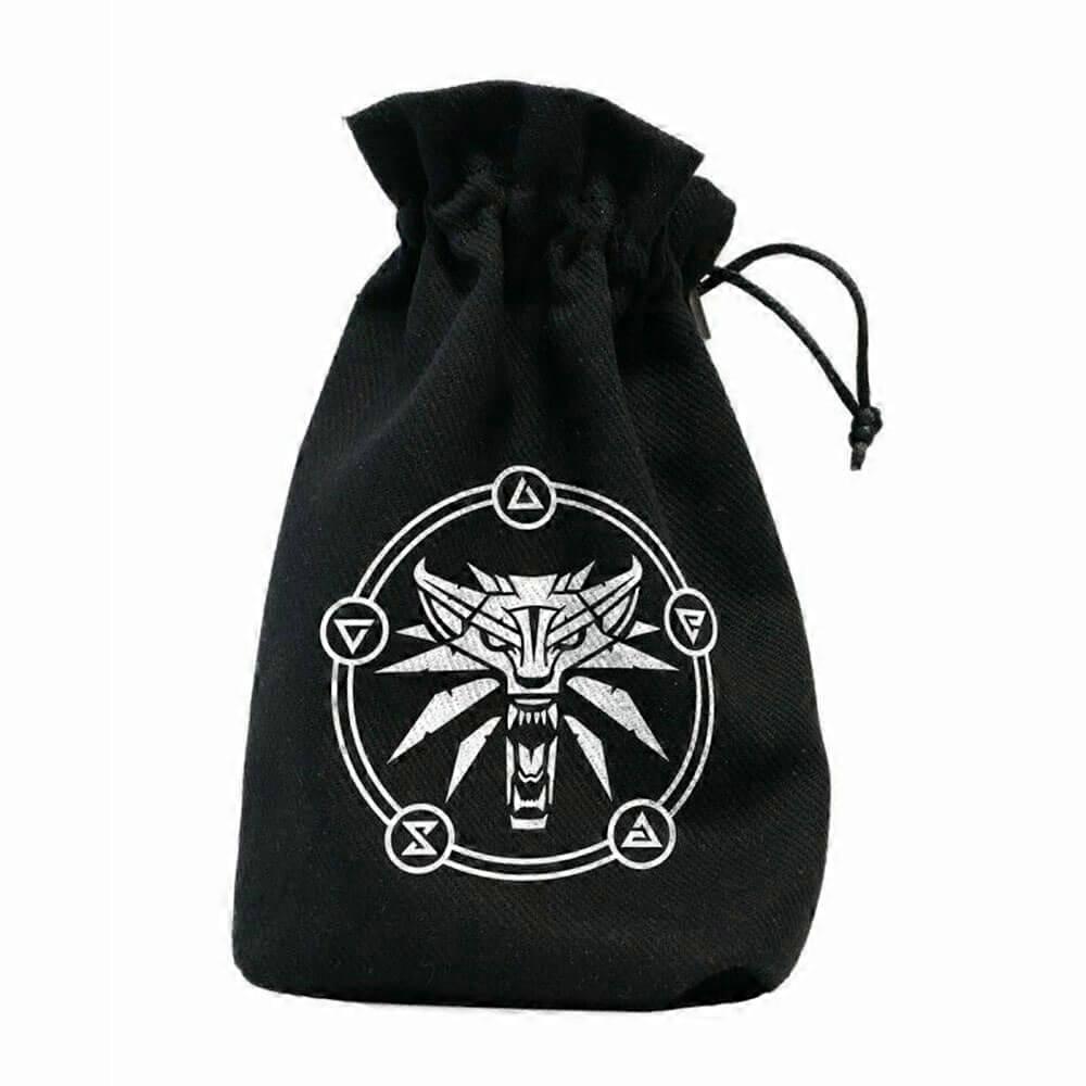 GERALT Q Workshop The Witcher Dice Pouch Bag Sturdy Black Cotton Durable Strings
