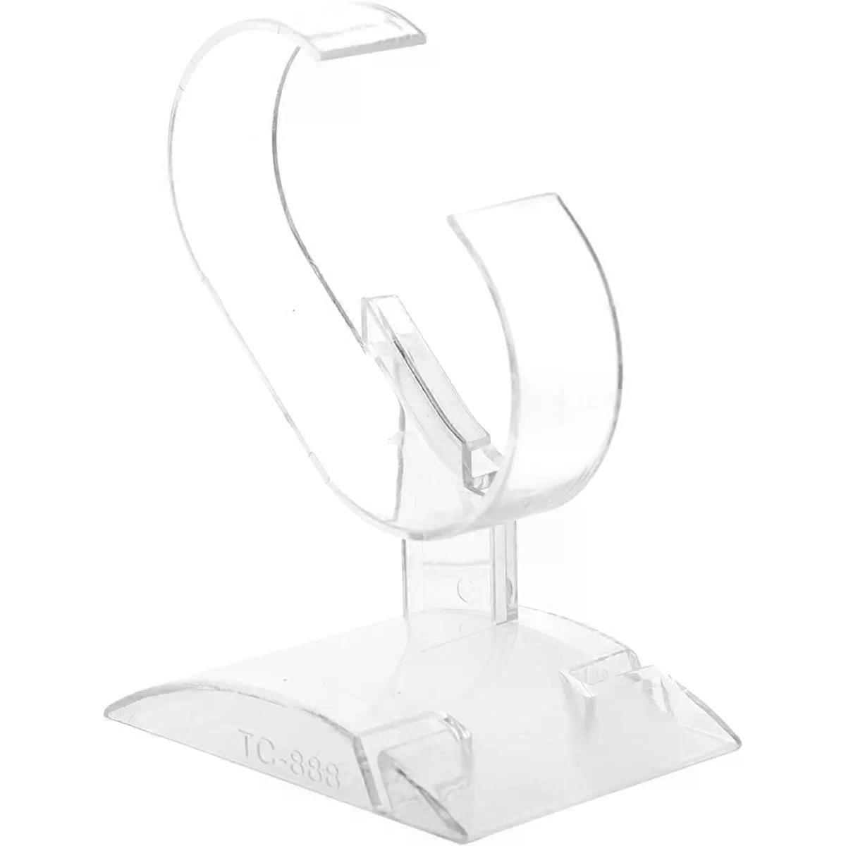 10 pcs Transparent Plastic Watch Display Stands