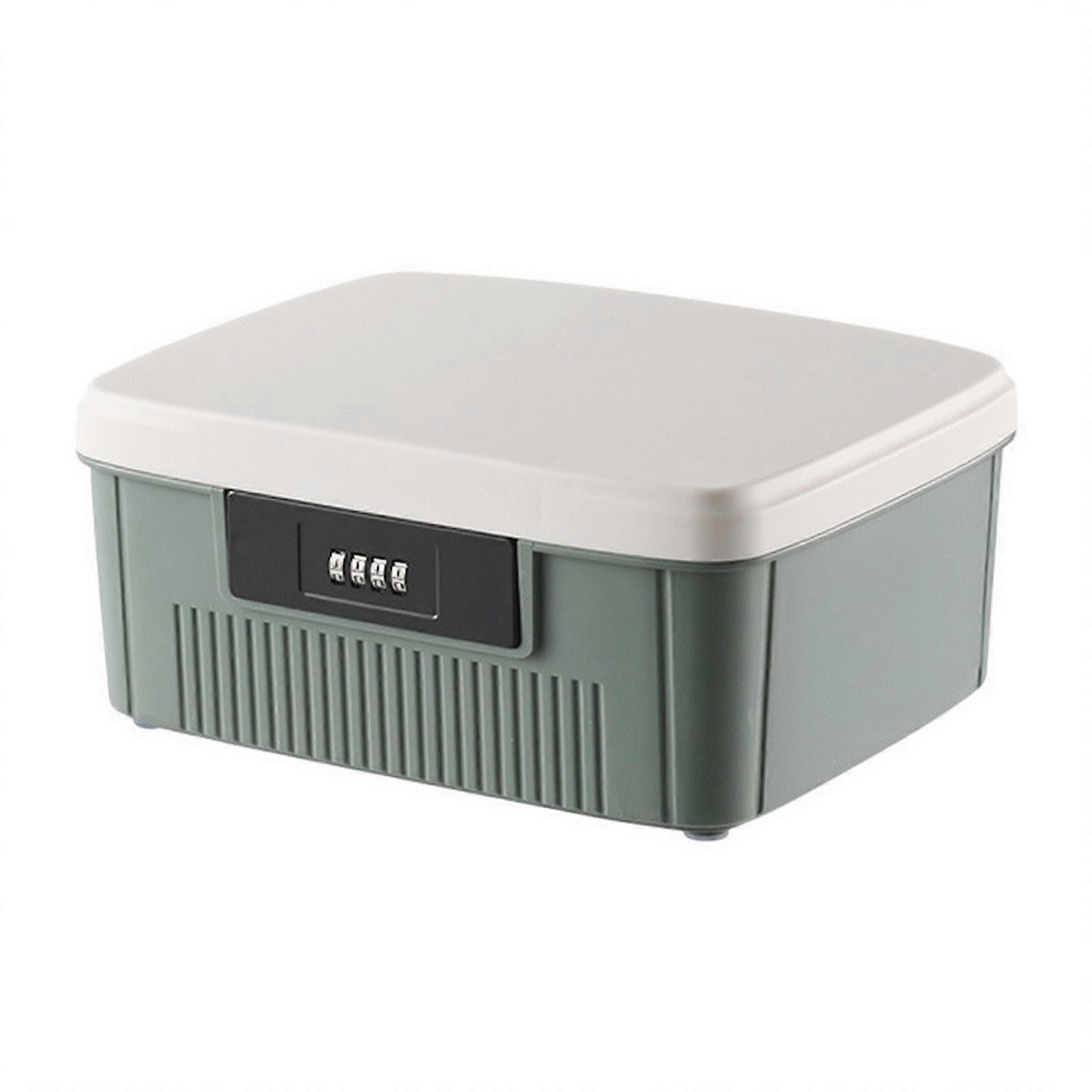 Compact Locking Storage Box With Combo Lock