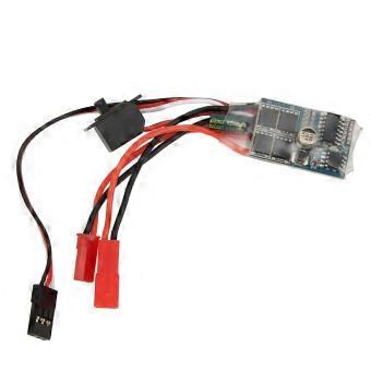 Controlador de velocidad de motor RC bidireccional de 30 A y 4-8 V ESC para coches y barcos de 1/16, 1/18 y 1/24 con freno