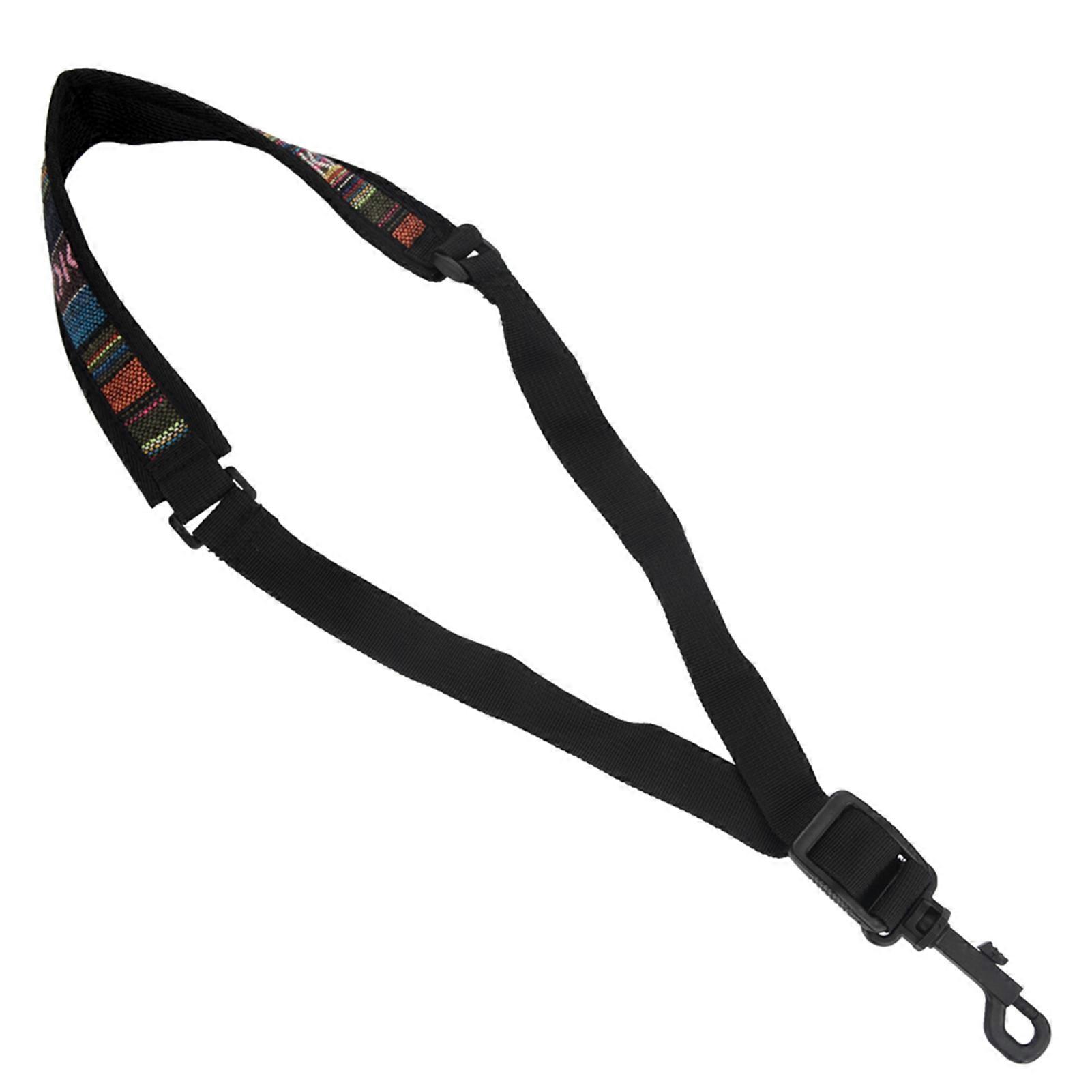 Adjustable Cotton Saxophone Shoulder Strap Universal (Folk Style)