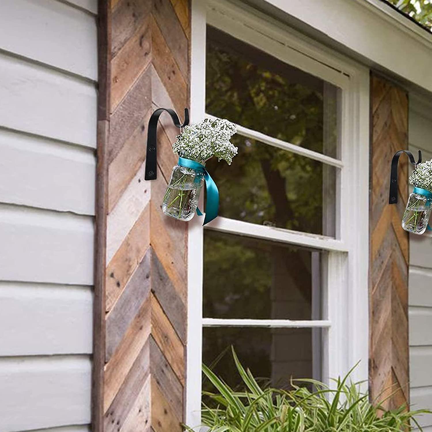 Bazhou S Type Wallmounted Wrought Iron Flower Basket Hooks Hanging