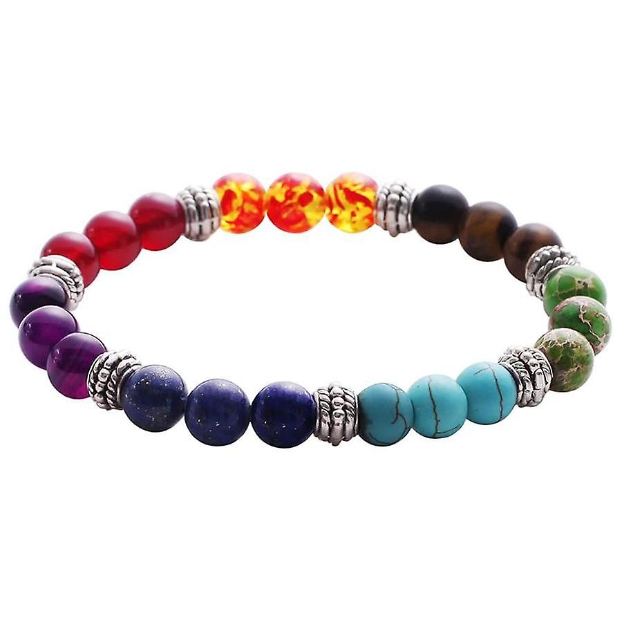 7 Chakra Lava Stein Diffusor Armband