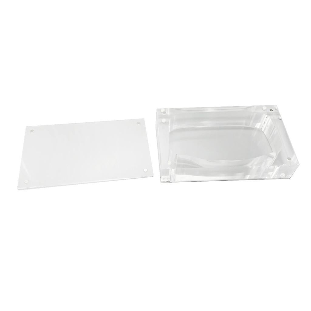 High Transparent Acrylic Magnetic Cover Console Storage Box for GBA Compact