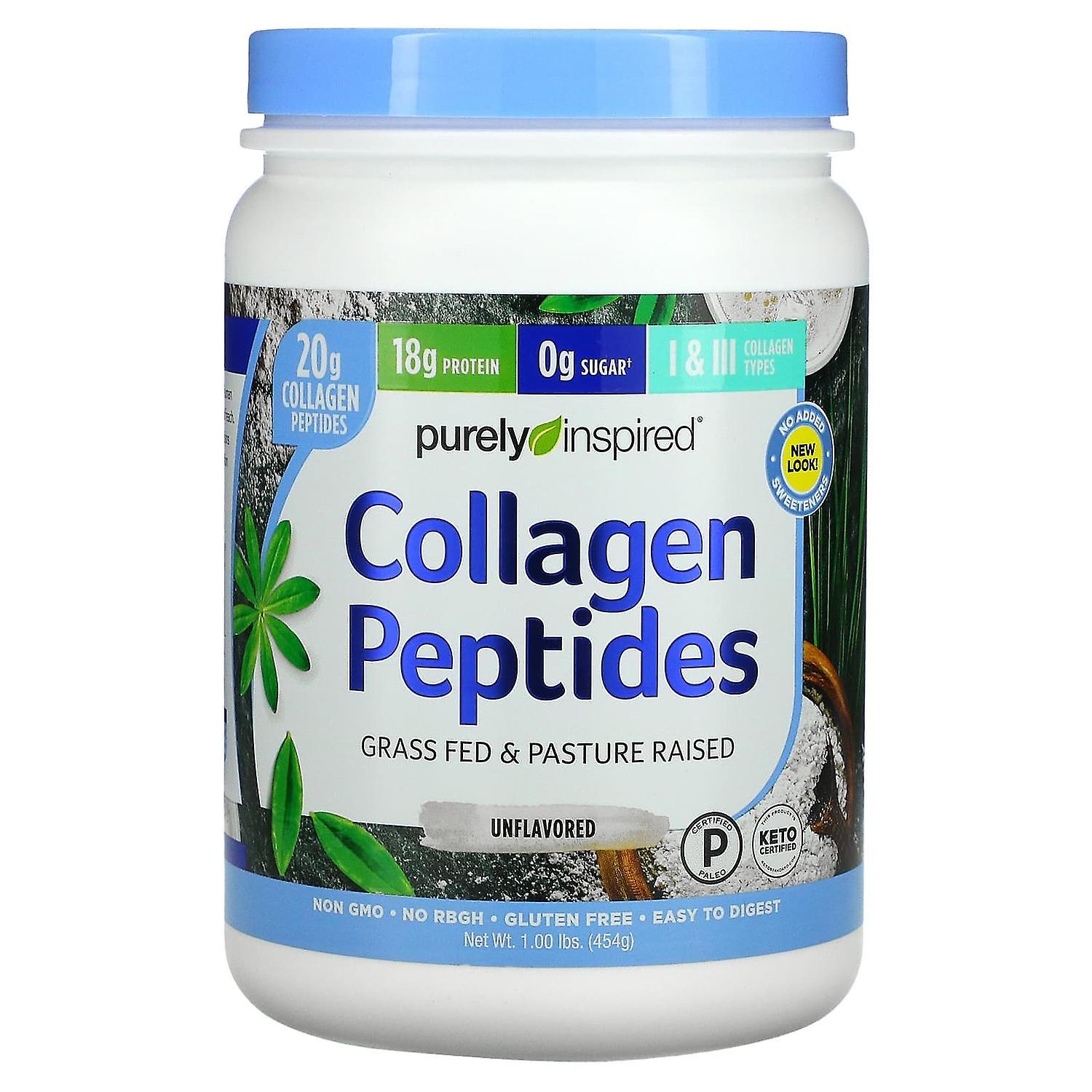 Purely Inspired, Collagen Peptides, Unflavored, 1 lb (454 g)