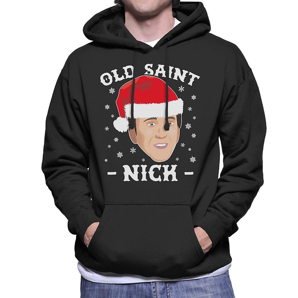 Felpa con cappuccio da vecchi Saint Nick Nicolas Cage