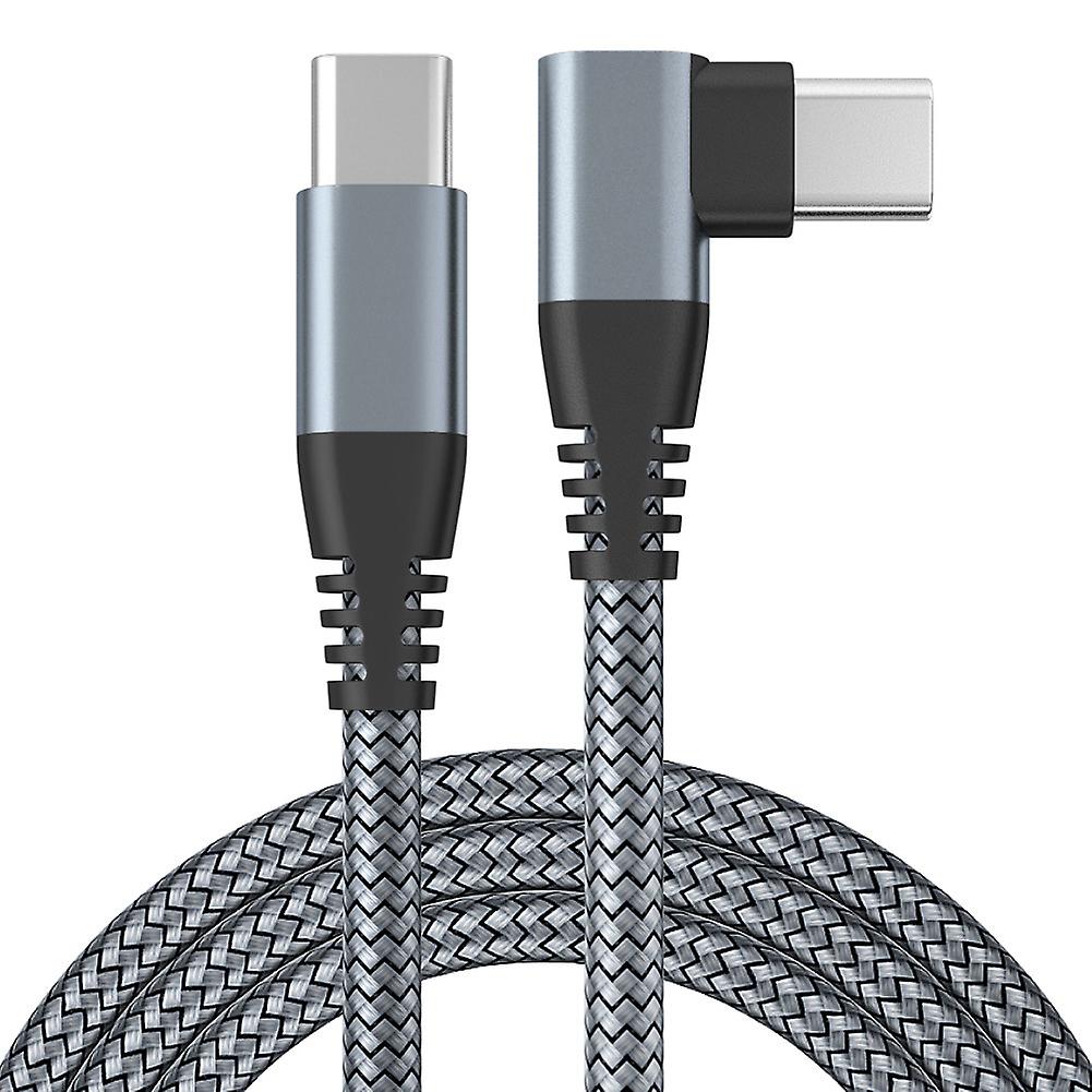 INF USB-C cable with angled connector 60W fast charger