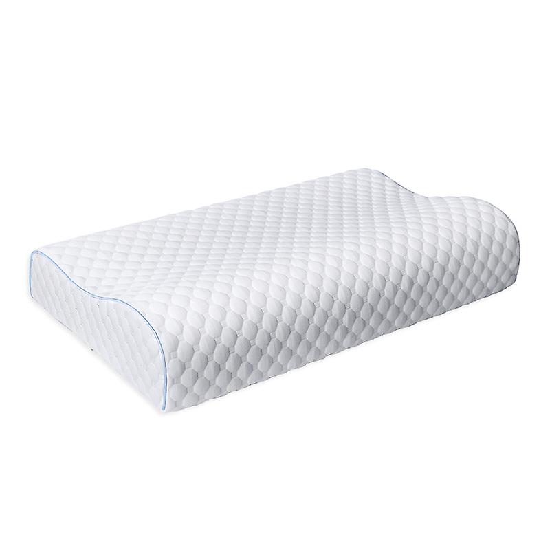 Pillow Neck Pillow, Height Adjustable Pillow Memory Foam Ergonomic, Neck Support Pillow with Washable Pillow Case 50*30*10CM