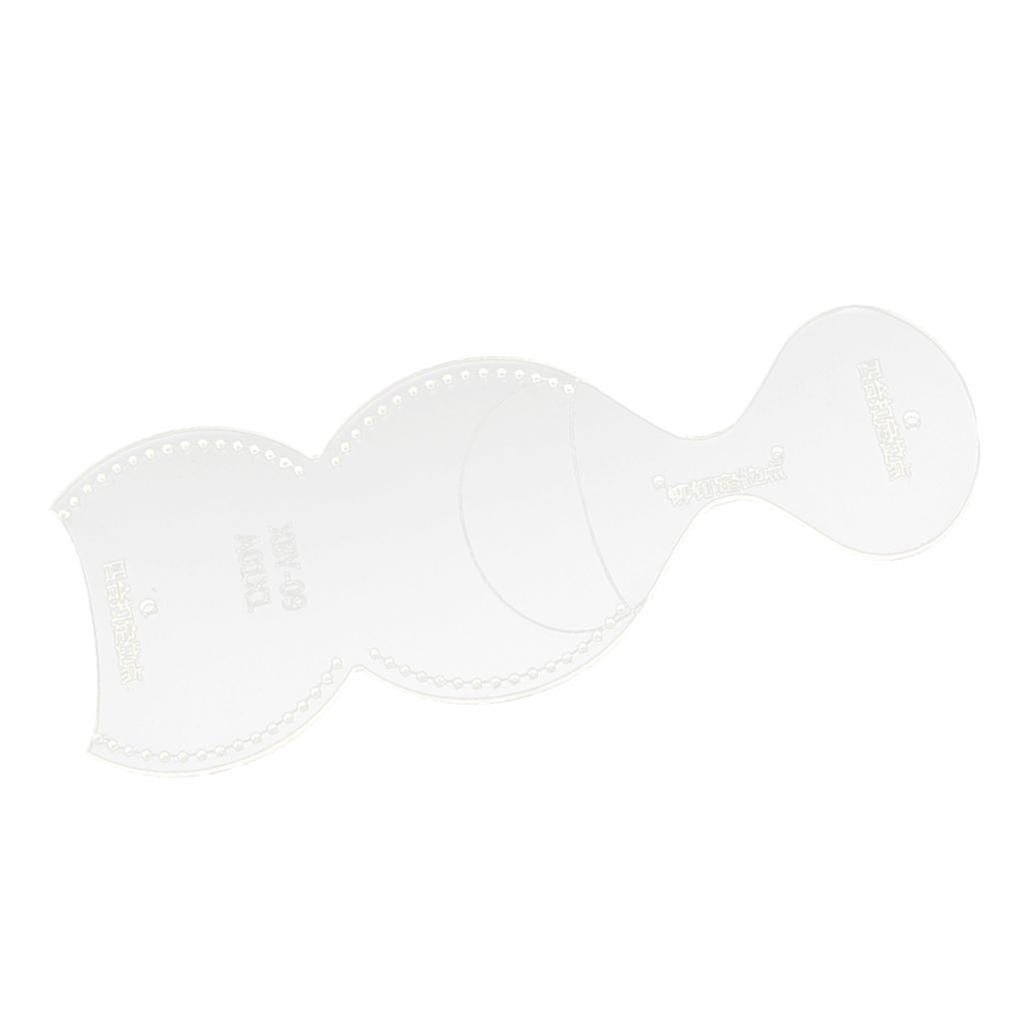 DIY Leather Tool Cute Coin Pattern Stencil Template for Key Chain Bag