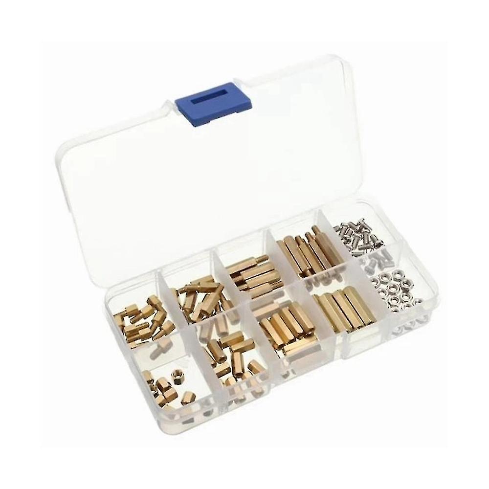 120pcs Brass Pillar Set Hexagonal Brass Pillar Screw And Stud Set
