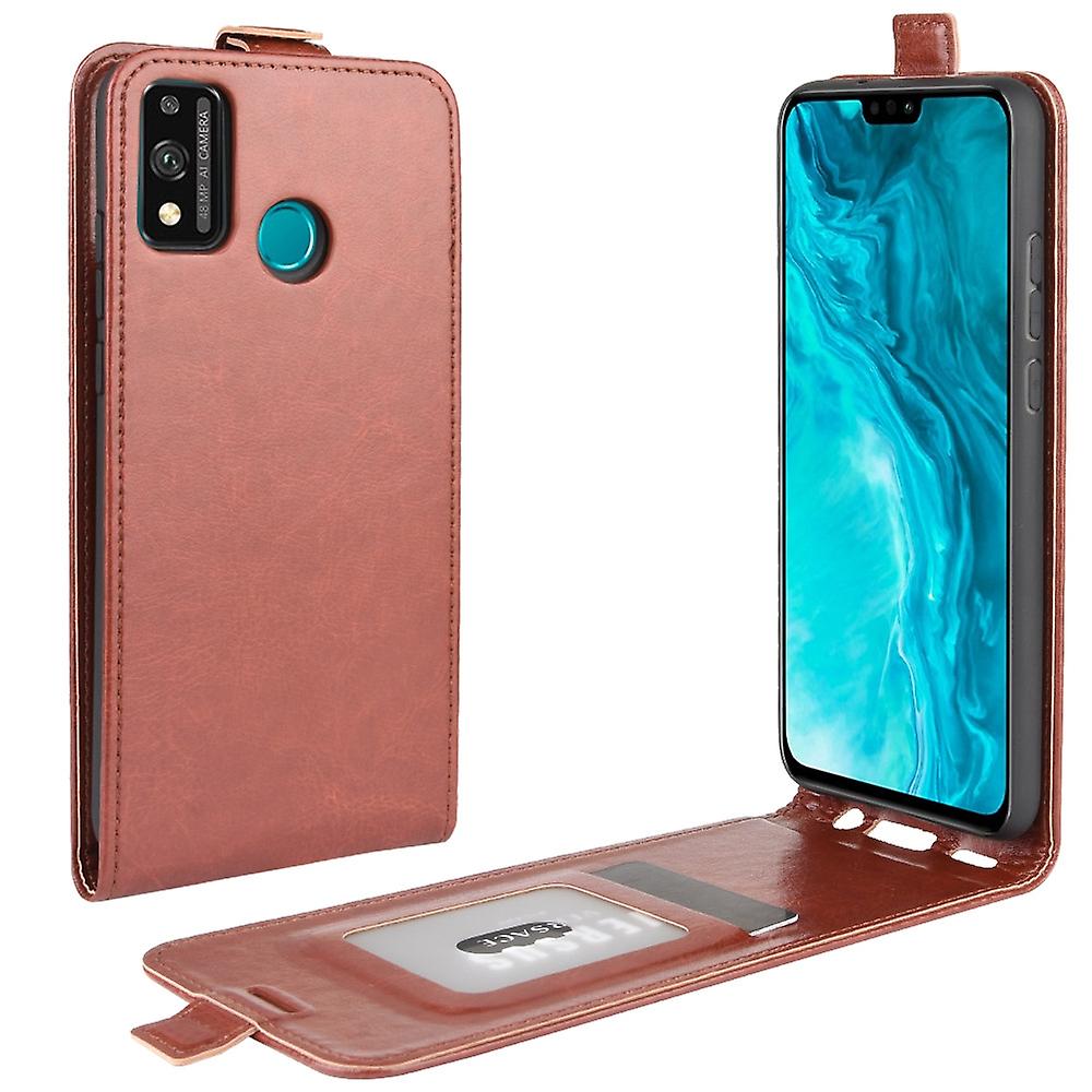 For Honor 9X Lite R64 Vertical Flip Leather Case