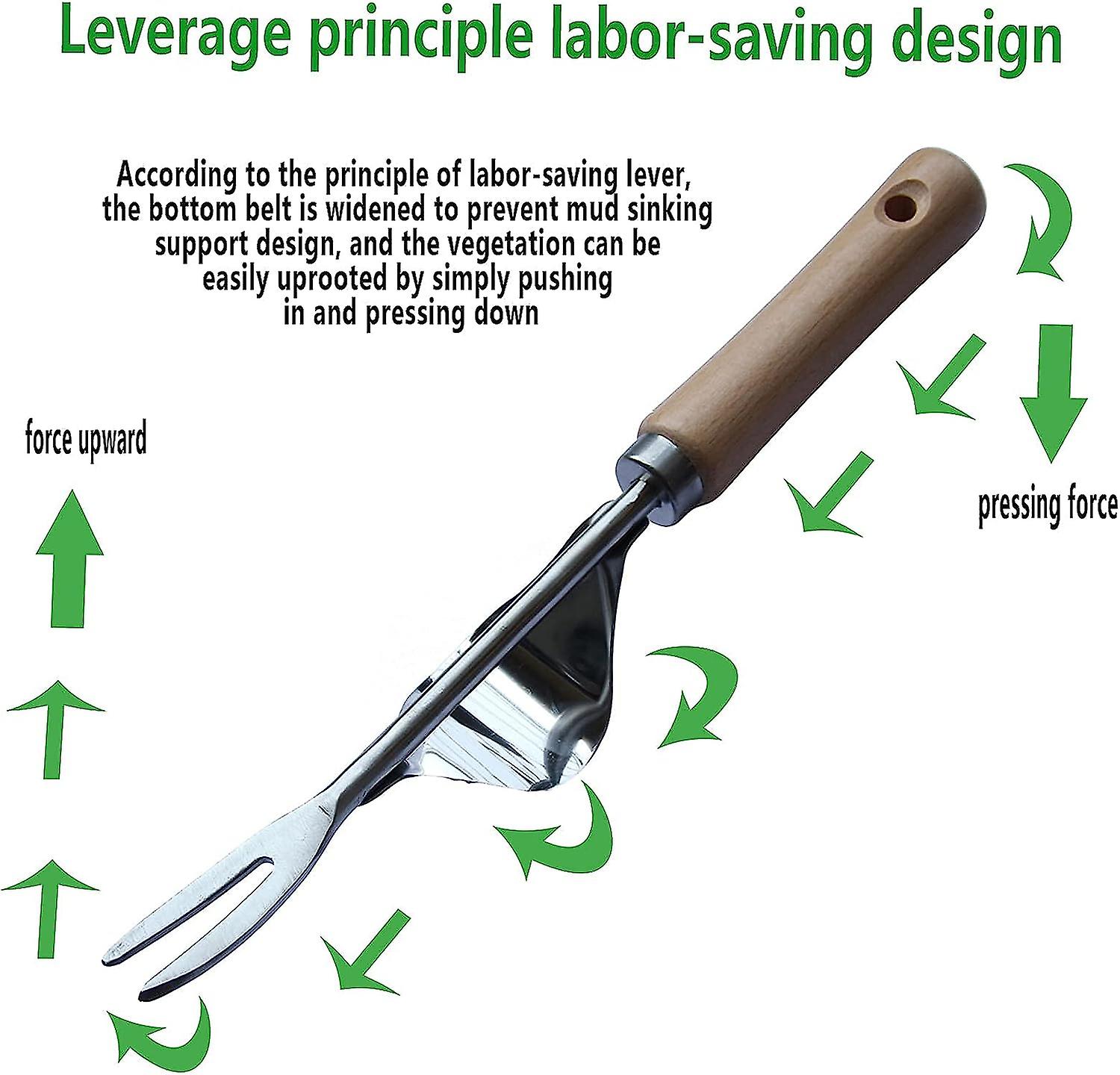 Betus 13 In. Manual Hand Weeder - Bend-Proof Leverage Base For Super Easy Weed Removal And Deeper Digging B.Weeder.Hand - The Home Depot