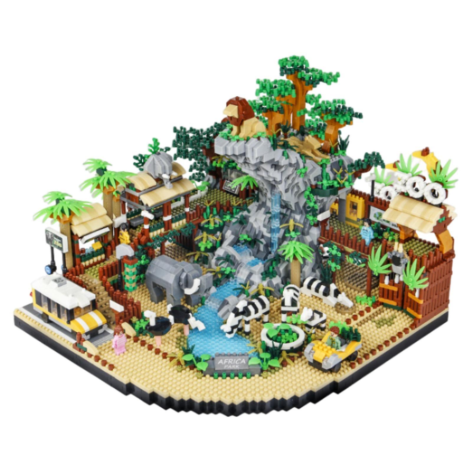 3D Puzzle Architecture Challenge for Holiday Gift Interaction Tabletop Decor