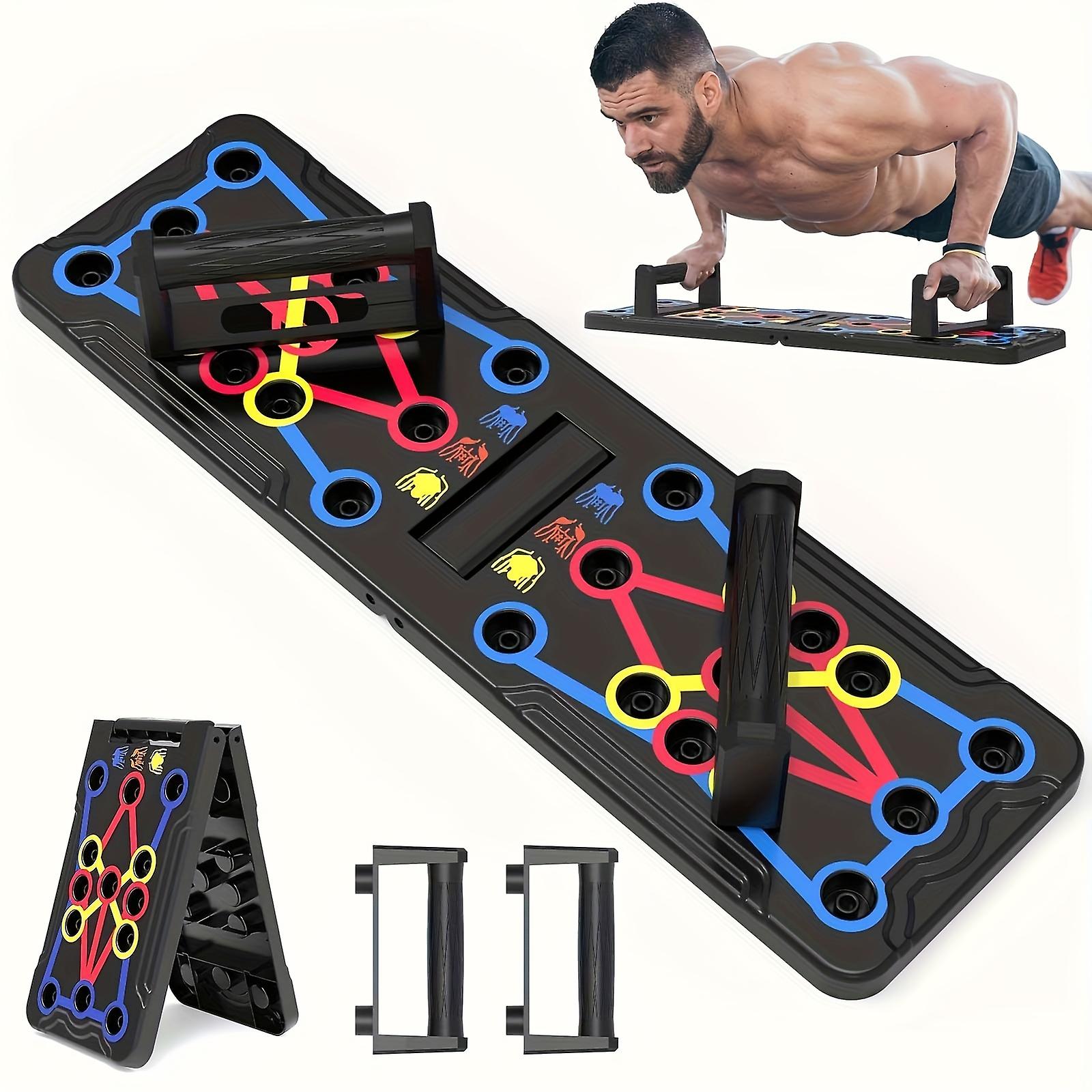 Push Up Board Foldable Multi-functional 20-in-1 Push Up Board Chest Muscle Exercise Equipment For Men Women Fitness Training