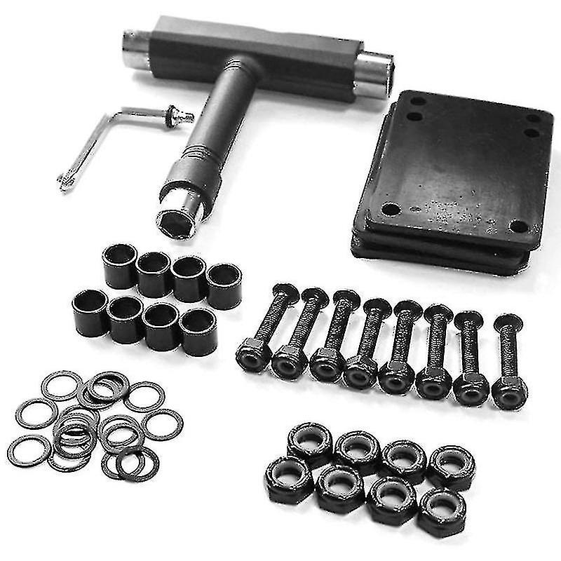 Compatible Withcompatible Withskateboard Hardware,skate T-type Tools Skateboard Riser Shock Pads