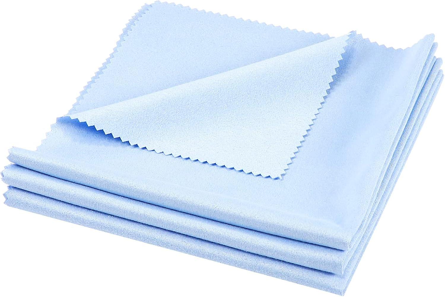 3pcs 11.8x11.8inch Instruments Cleaning Cloths - Universal Soft Microfiber Cleaning Cloths For String Instruments And More (blue)