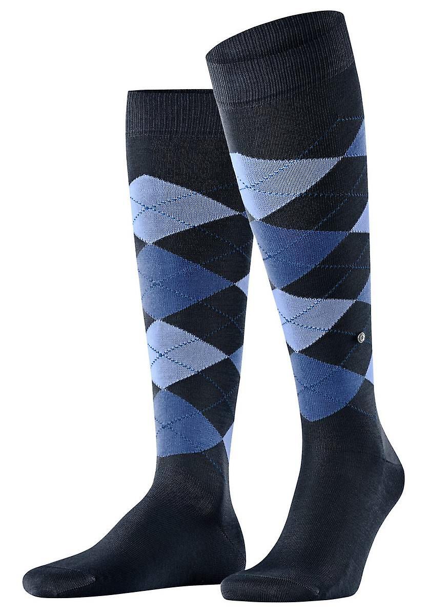 Burlington Manchester Knee High Socks - Marine Navy