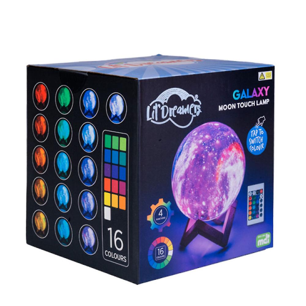 High Quality Galaxy Moon Touch Lamp Featuring 16 Customizable Colour Options