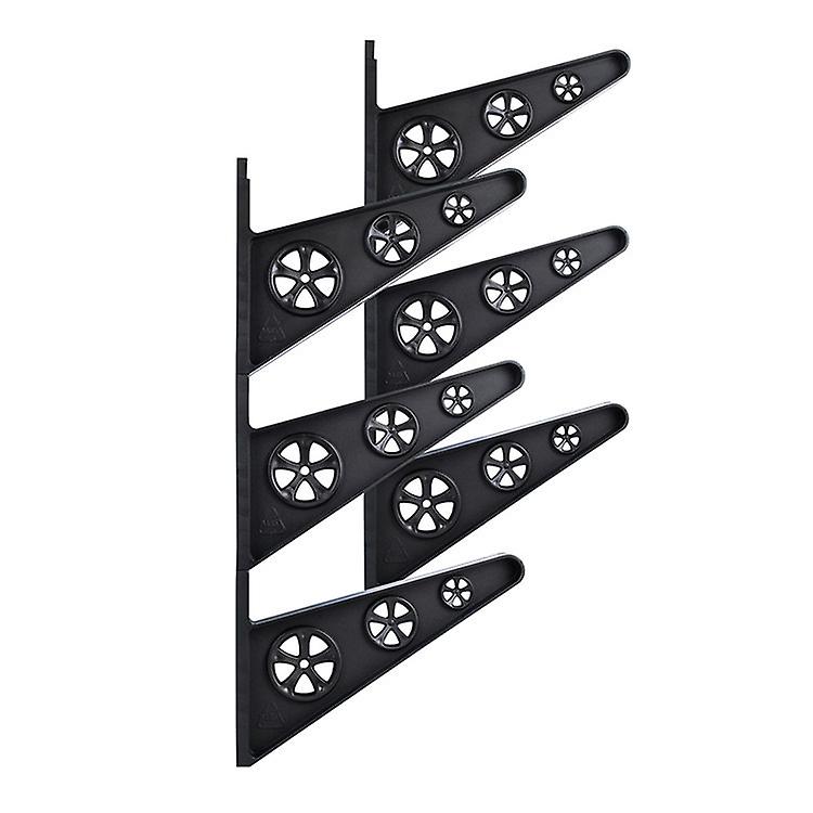 Sturdy 3Pairs Skateboard Rack ABS Wall Mount Longboard Display