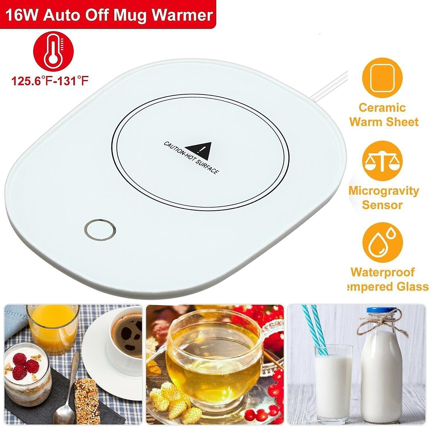 كوب كهربائي ذكي كوب دفء شاي حليب مشروب قهوة سخان وسادة إيقاف تلقائي