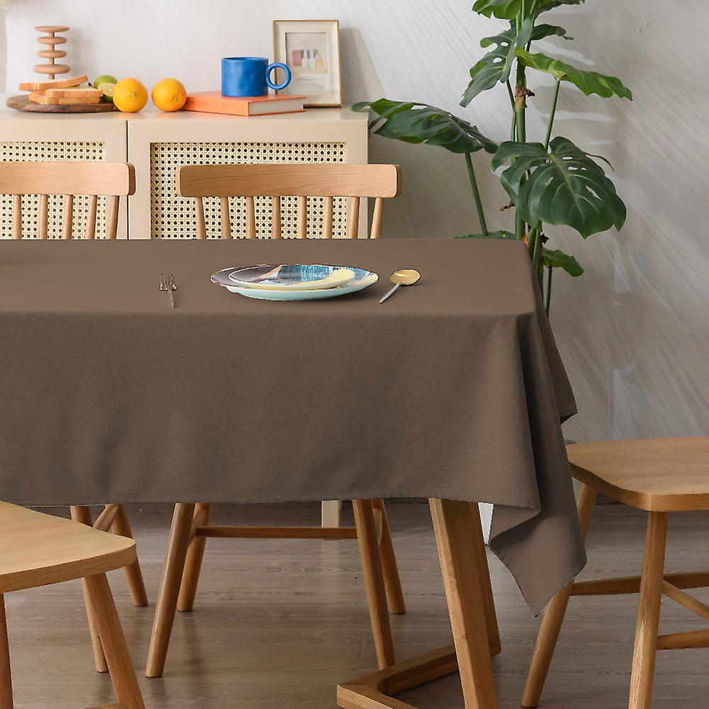 Tablecloth Pure Color Fresh Animation Lining Tablecloth Simple Rectangular Table Cloth