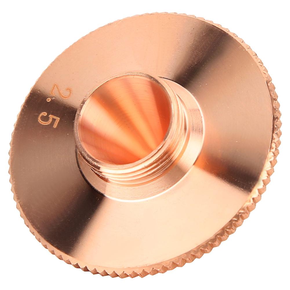 1Pc Single Layer Laser Nozzle Brass for CO2 Fiber Laser Cutting Machine 1.8/2.0/2.5/3.0mm2.5mm 