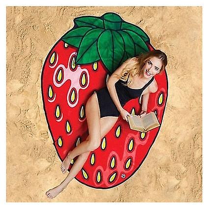 Beach Round Beach Mat Tidy Pizza Burger Beach Towel Quick-drying Swim Towel Can Be Worn Padded Foodie Background Sand Cushion