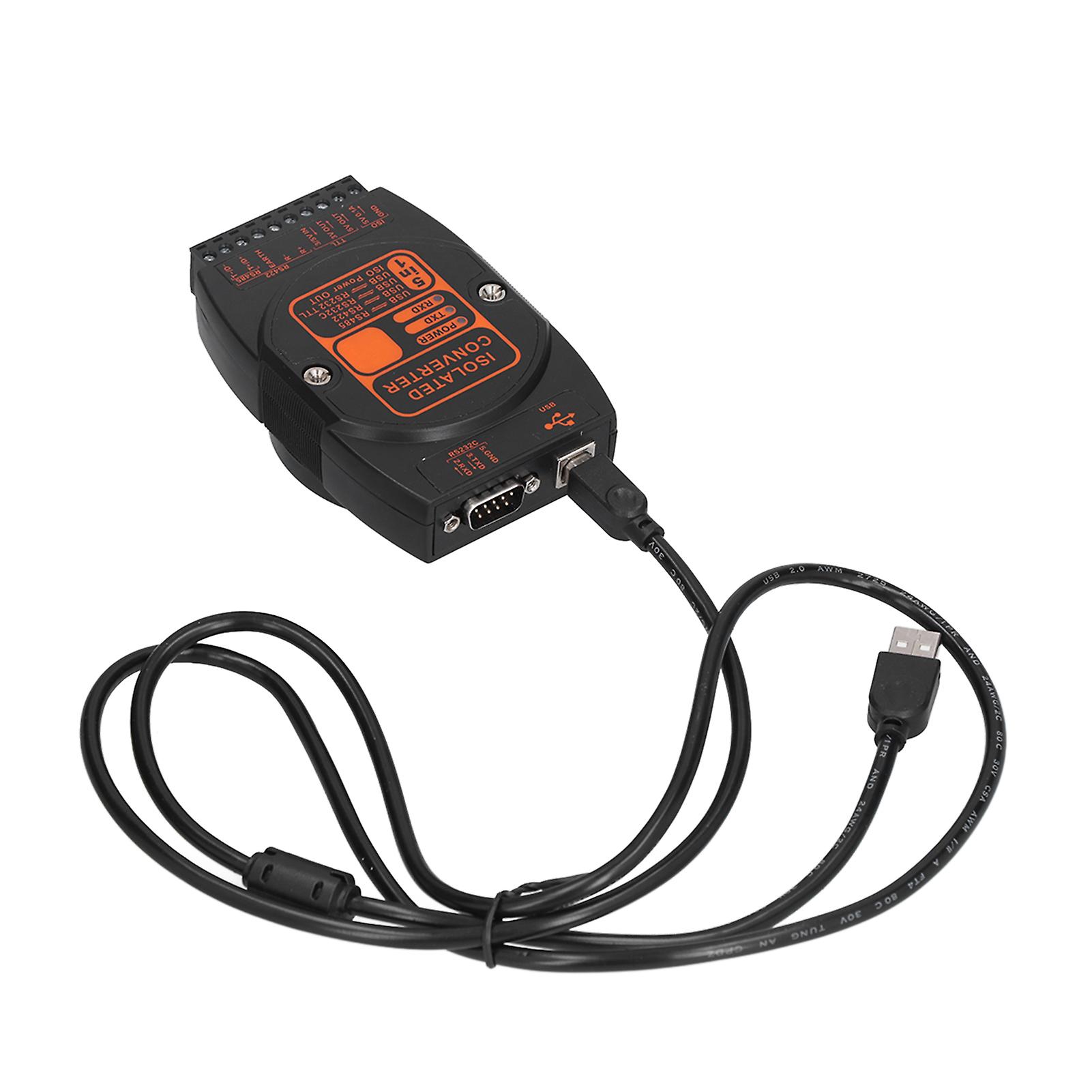 Industrial Grade 5 in 1 USB to RS485 Adapter Converter: Isolation to 422/232/ttl, 200Kb Communication Rate DCM2610A