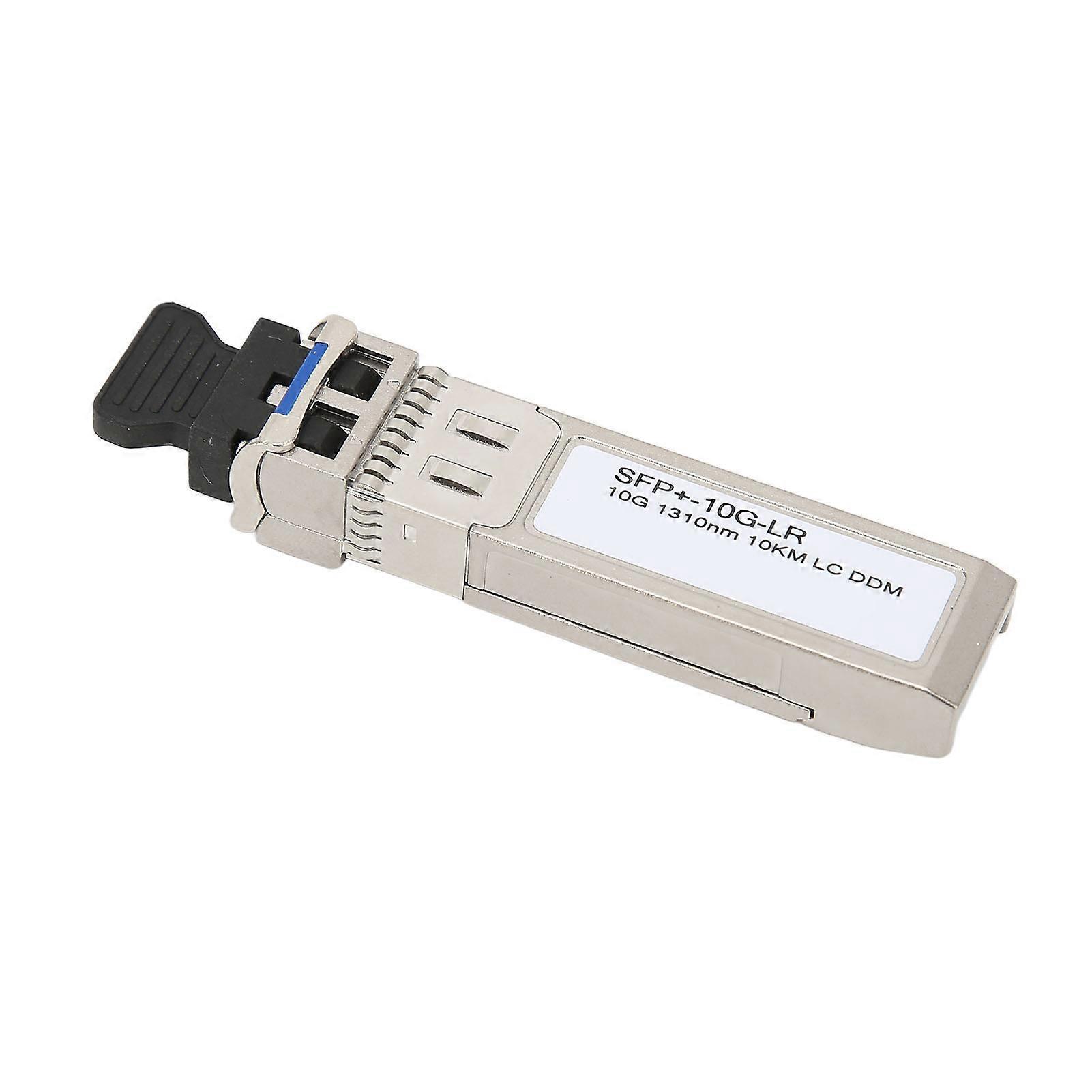 10G SFP+ Fiber Optic Module Single Mode Dual Fiber TX1310nm 10km Transmission Distance Support DDM LC Gigabit Module for Router
