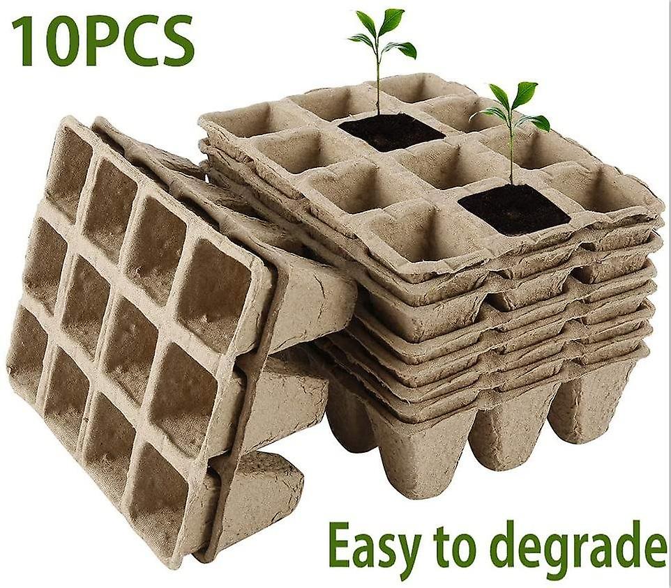 Paper tray seedling pots are environmentally friendly and biodegradable for raising flowers