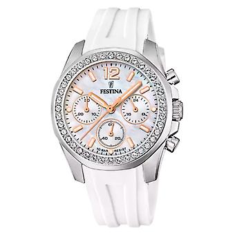 Festina boyfriend collection Women's Analog Quartz Watch with Silicone Bracelet F20610/1