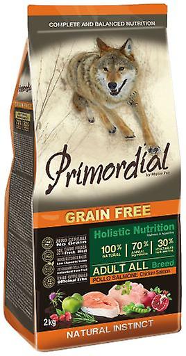 Urhund mad voksen kylling og laks