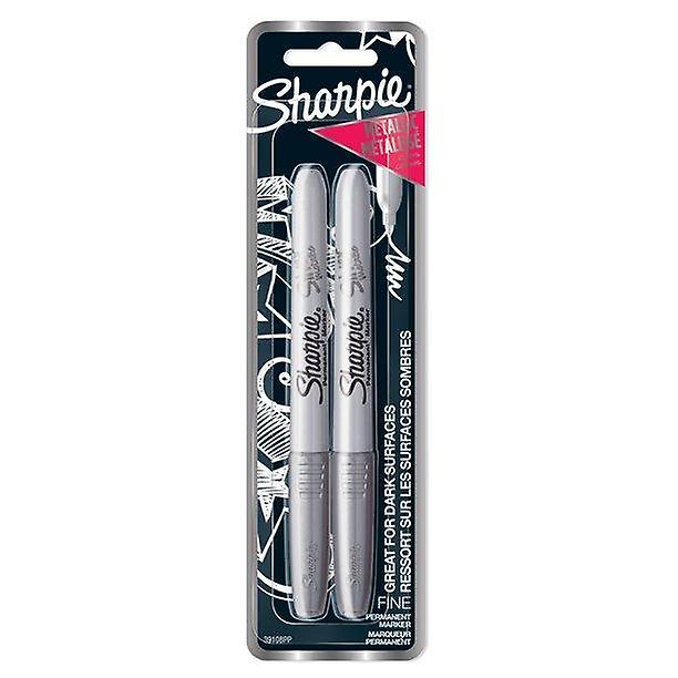 Sharpie Metallic Marker 2er Set, Silber