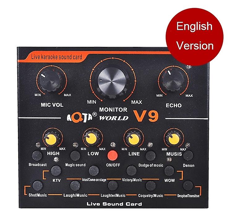 V9 Webcast Entertainment Streamer Sound Card